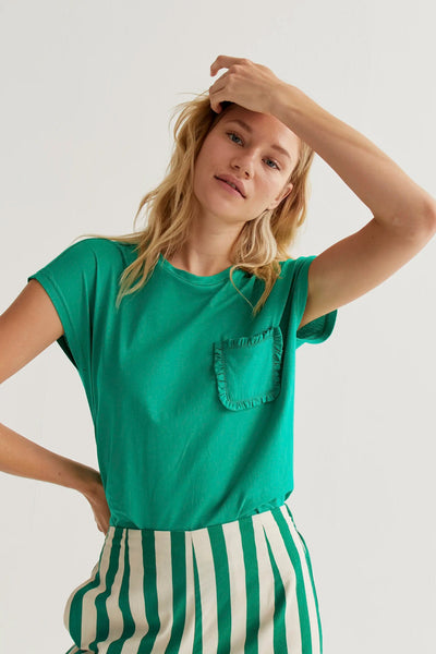 COMPANIA FANTASTICA T-shirt Poche à Volants