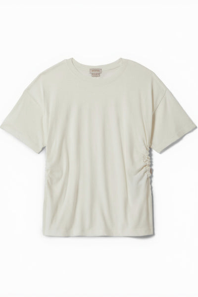 BRIXTON Carefree Cinch T-Shirt - Off White