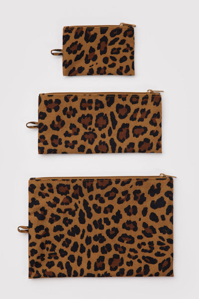 BAGGU Pochettes Plates - Leopard