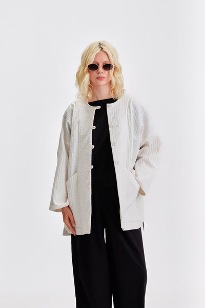 JENNIFER GLASGOW Vesna Jacket - Ivory