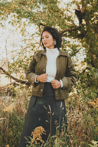 KAZAK Veste Tsugas - Corduroy Olive