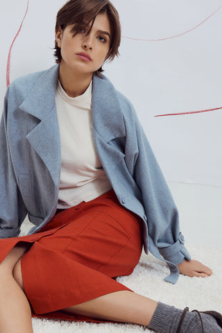 EVE GRAVEL Veste Gema - Ciel