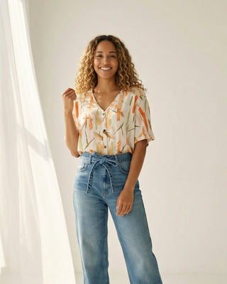ANANAS BANANAS Peony Blouse