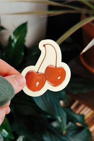 ARTBABY & CO. Autocollant Paire de Cerises