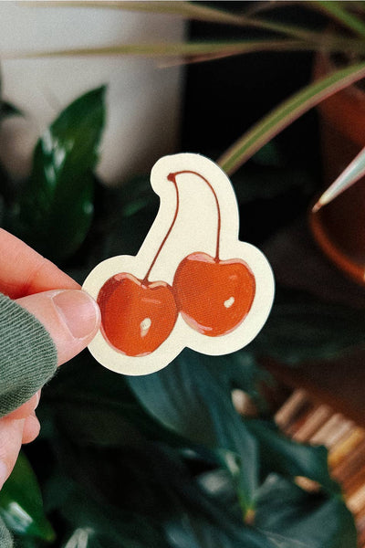 ARTBABY & CO. Autocollant Paire de Cerises