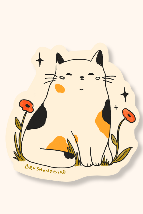 BRUSH & BIRD Grumpy Cat Sticker – Belle et Rebelle