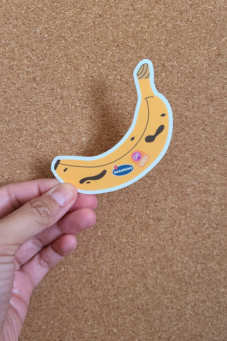 MAD LOVE CREATIVE Autocollant Banane