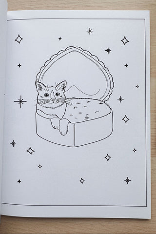 ITSFUNNYHOWW Cahier à colorier - Chats