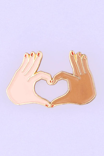 HELLO SUZETTE Mixed-Race Love Pin