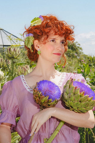 COUCOU SUZETTE Boucles d'Oreilles Artichaut