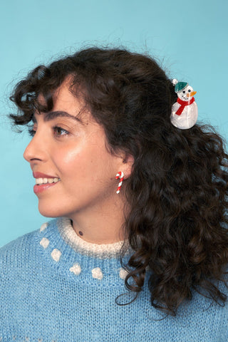 COUCOU SUZETTE Pince à Cheveux - Bonhomme de Neige