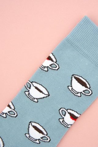 HELLO SUZETTE Socks - Coffee