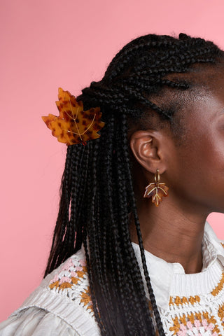 COUCOU SUZETTE Pince à Cheveux Feuille d'Érable