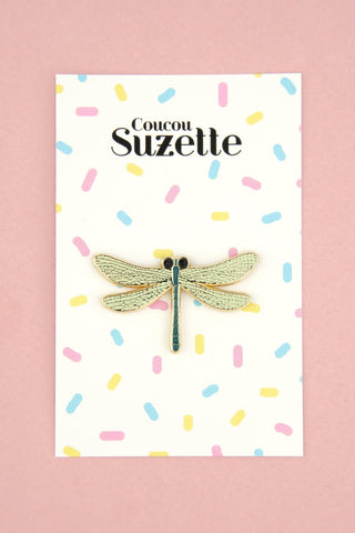 HELLO SUZETTE Dragonfly Pin