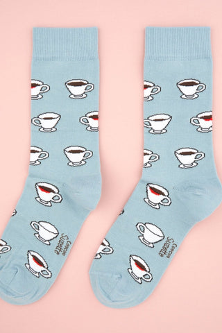 HELLO SUZETTE Socks - Coffee