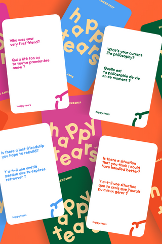 HAPPY TEARS Jeu de Conversation - Grande Amitié