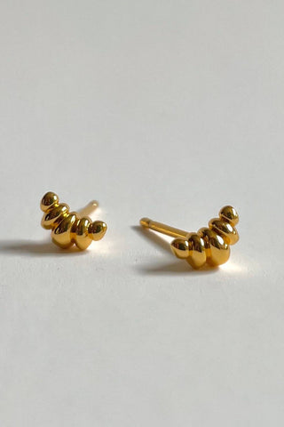 NAMASTE JEWELRY Crescent Studs