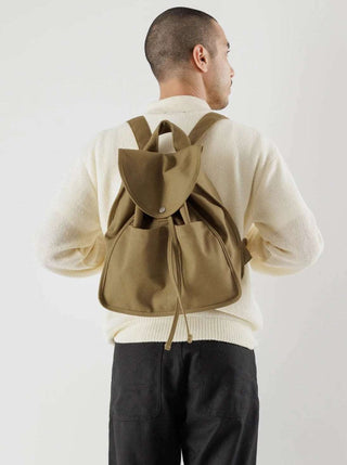 BAGGU Backpack Drawstring - Dark Khaki