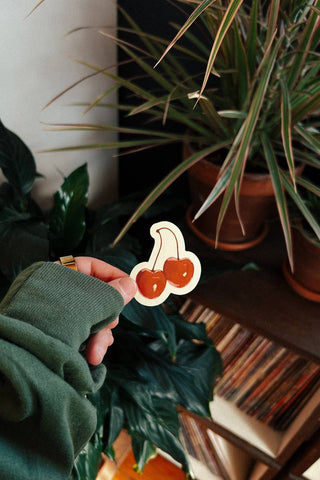 ARTBABY & CO. Autocollant Paire de Cerises