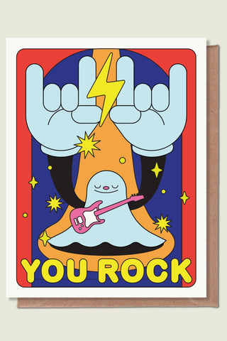 EPEE LAPIN STUDIO Carte de Vœux - You Rock