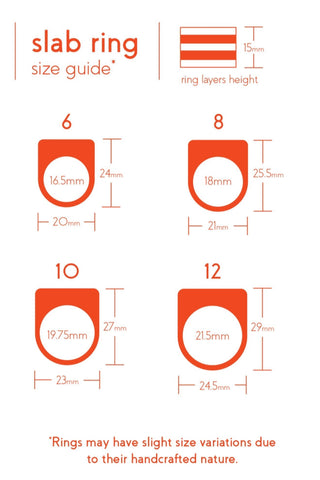 COMBINIST GOOD Bague Slab