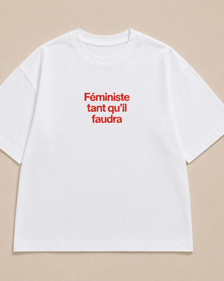 SAULE Feminist T-Shirt - Brown
