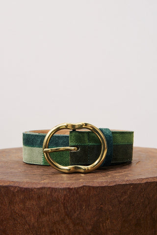 FRNCH PARIS Marcy Belt - Forest Green