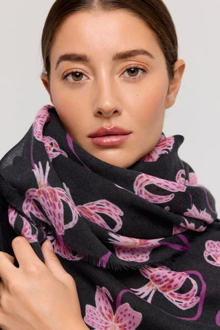 PRINCESS &amp; DRAGON Lily Floral Scarf