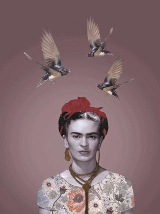 CHÈRE SIMONE Affiche Frida Kahlo - Oiseaux