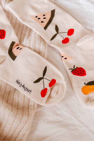 MIMI &amp; AUGUST Socks - Happy Fruits