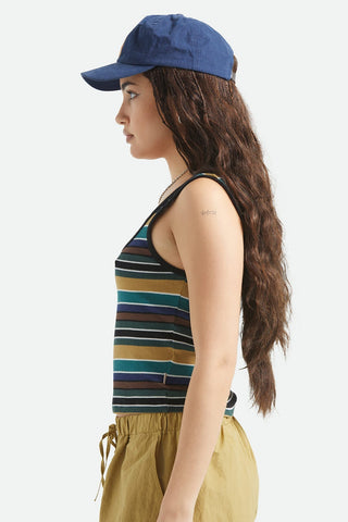 BRIXTON Camisole Ringer - Retro Stripe