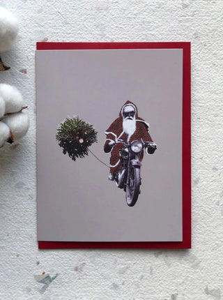 CHÈRE SIMONE Carte Père Noel à Moto
