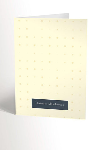 VALERIE BOIVIN Wish Card - Squirrel by the Fire