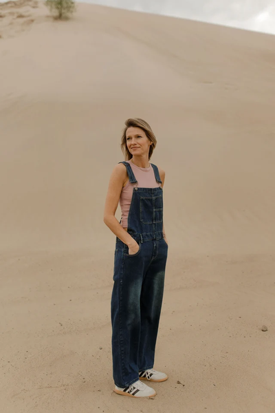 LOUVE Denim Overalls - Indigo