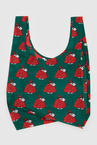 BAGGU Standard Reusable Bag - Snoopy Puffer Red