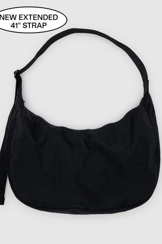 BAGGU Large Crescent Nylon Bag - Black