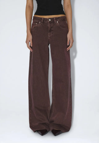 DR DENIM Jean Rhue - Washed Aubergine