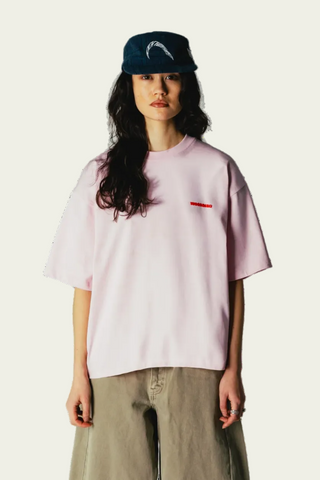 WOODBIRD T-Shirt Juno Tram - Rose