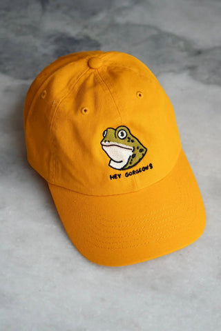 STAY HOME CLUB Casquette Grenouille - Or