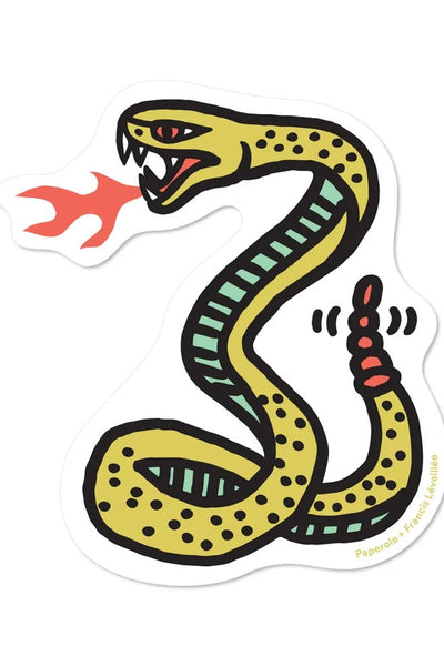 PAPEROLE Autocollant Serpent