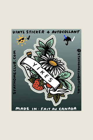 STAY HOME CLUB Autocollant - Yikes