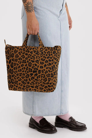 BAGGU Duck Zip Horizontal Bag - Leopard
