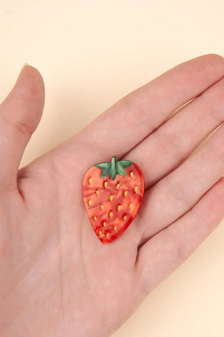 COUCOU SUZETTE Barrette Fraise