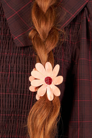 COUCOU SUZETTE Pince à Cheveux - Fleur Rose