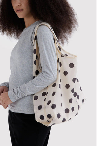 BAGGU Sac Réutilisable Standard - Polka Dot Noir et Blanc