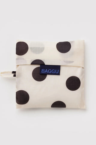 BAGGU Sac Réutilisable Standard - Polka Dot Noir et Blanc