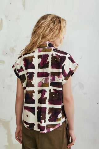 EVE GRAVEL Chemise Ofelia - Beetroot
