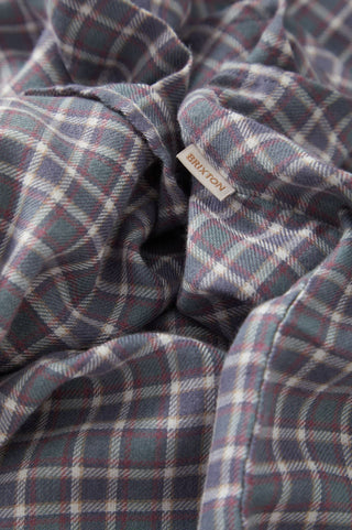 BRIXTON Chemise Wayne - Soft Navy Plaid