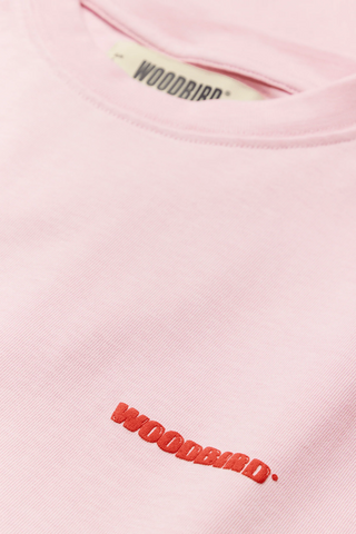WOODBIRD T-Shirt Juno Tram - Rose