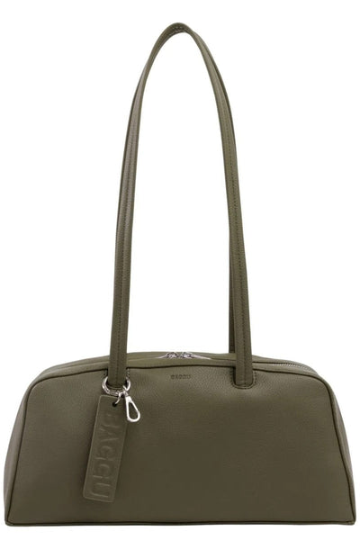 BAGGU Sac Bowler Cuir Recyclé - Vert
